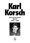 Korsch, Karl - Briefe 1908-1958 (Gesamtausgabe  - Bände 8 und 9)